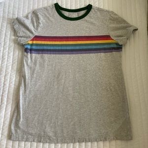 Primary Grown-Up Rainbow Banner Tee